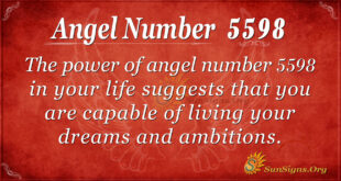 5598 angel number