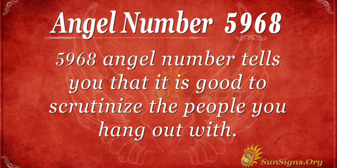 5968 angel number