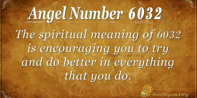 6032 angel number