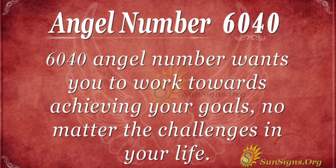 6040 angel number