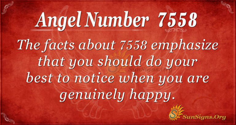 Angel Number 7558 Meaning Stop Self Hating SunSigns Org