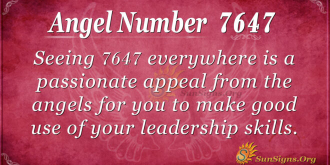7647 angel number