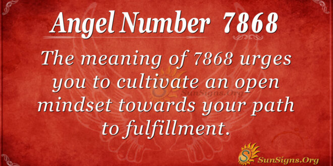 7868 angel number