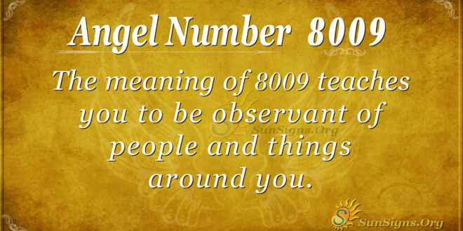 8009 angel number