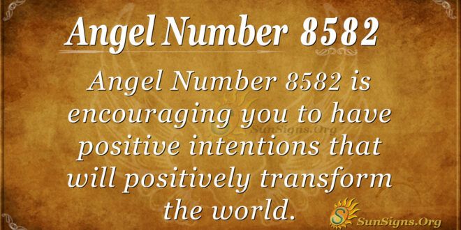 8582 angel number