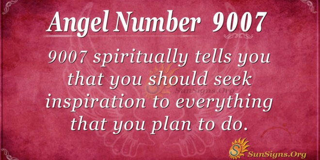 9007 angel number