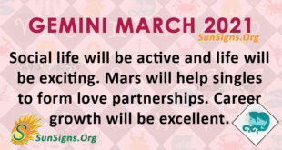 Gemini March 2021