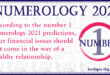 numerology number 1 2021