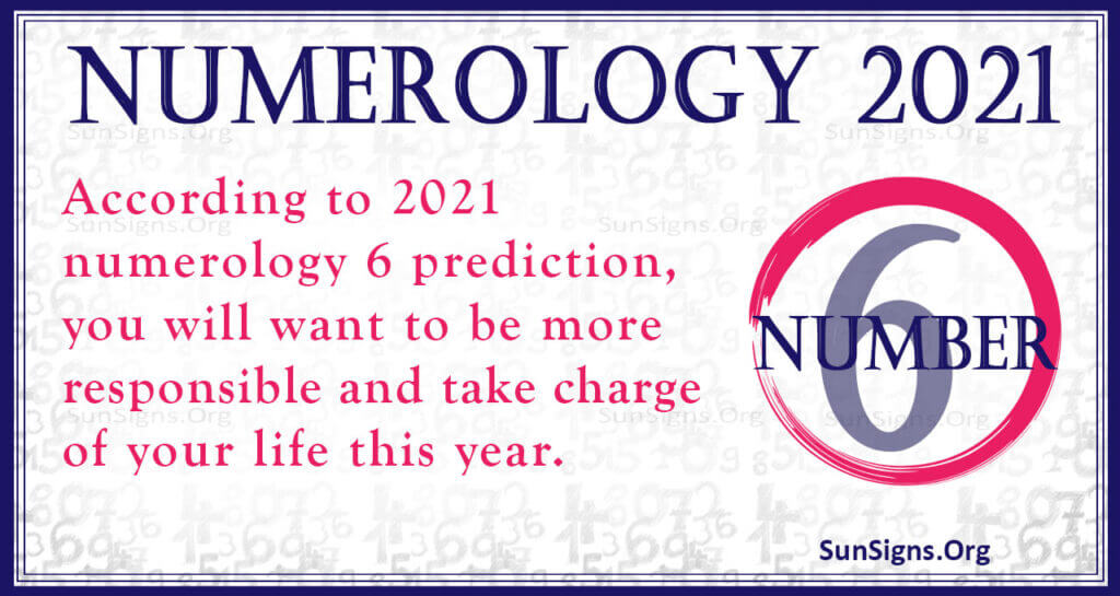 numerology number 6 2021