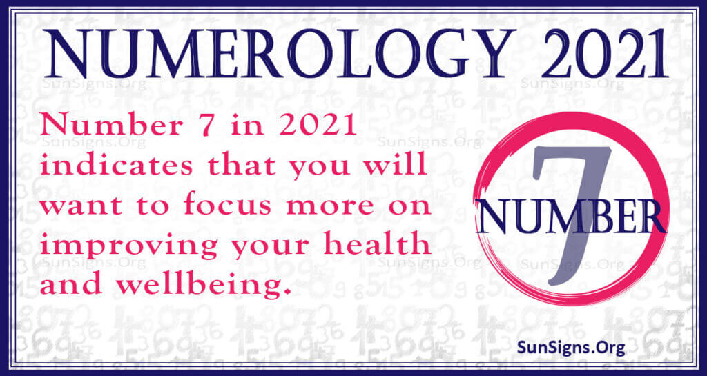 numerology number 7 2021