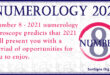 numerology number 8 2021