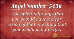 5430 angel number