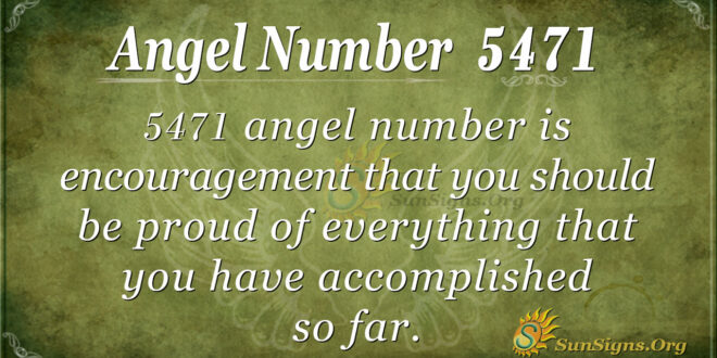 5471 angel number