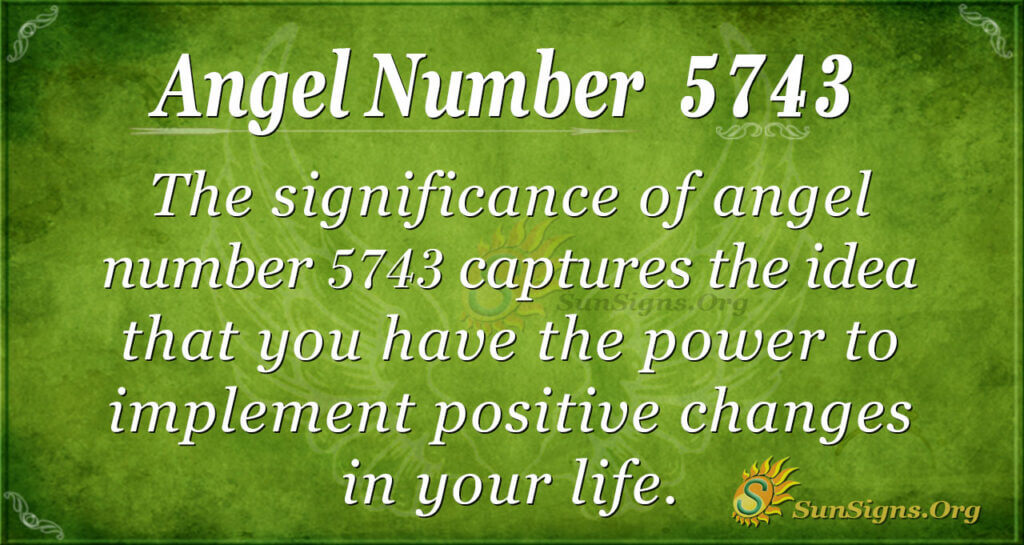 5743 angel number