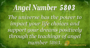 5803 angel number