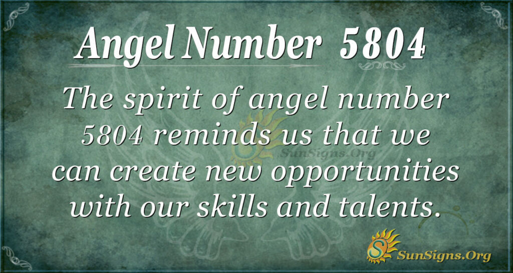 5804 angel number