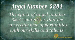 5804 angel number