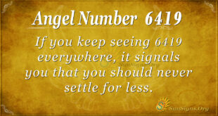 6419 angel number