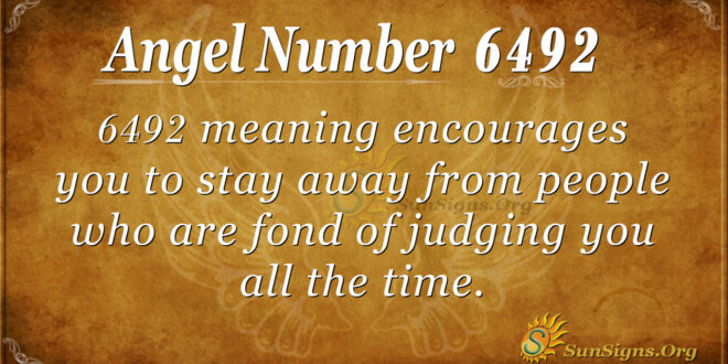 6492 angel number