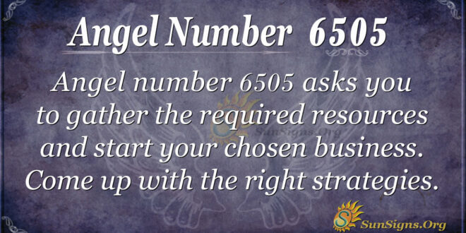 6505 angel number