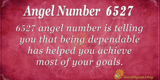6527 angel number