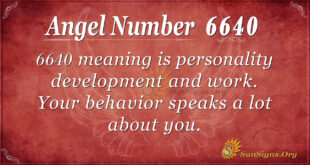 6640 angel number