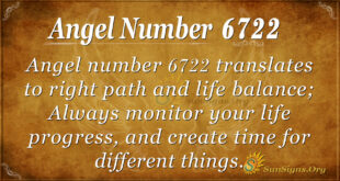 6722 angel number