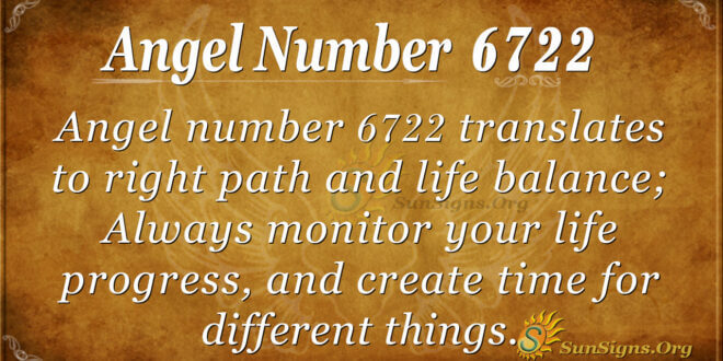 6722 angel number