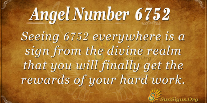 6752 angel number