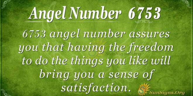 6753 angel number