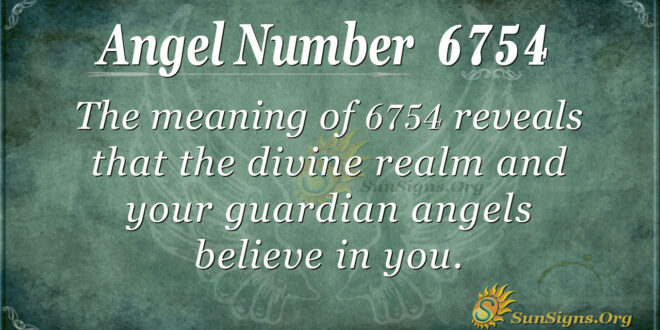 6754 angel number