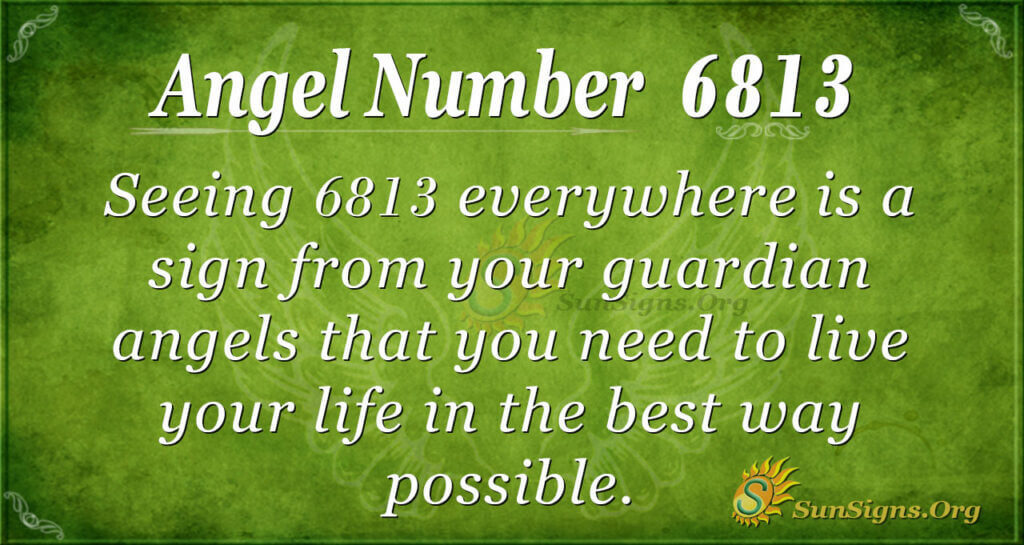 6813 angel number