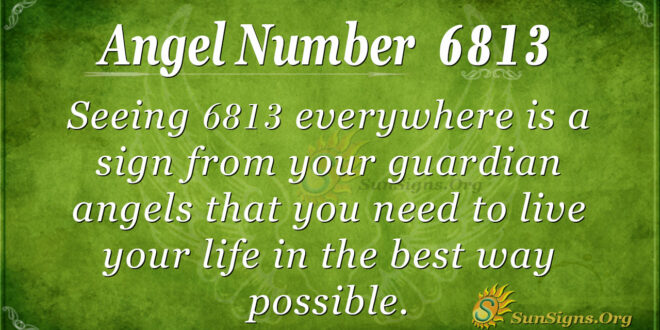 6813 angel number