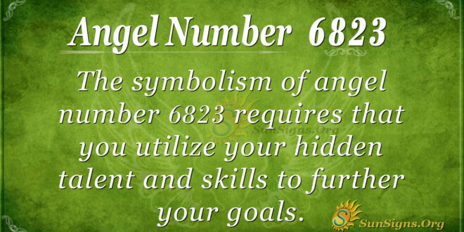 6823 angel number