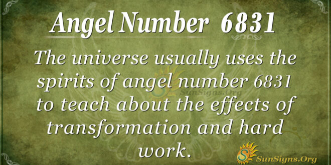 6831 angel number