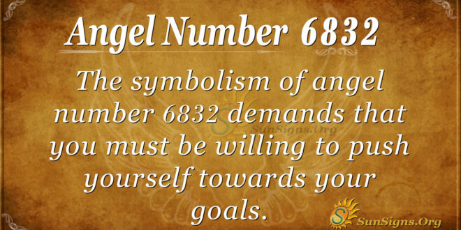 6832 angel number