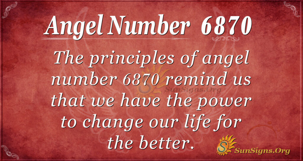 6870 angel number