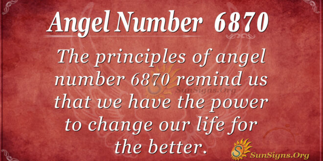 6870 angel number