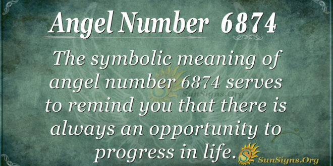 6874 angel number