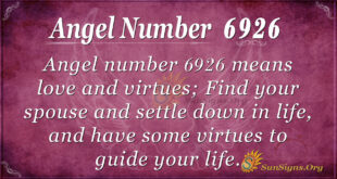 6926 angel number