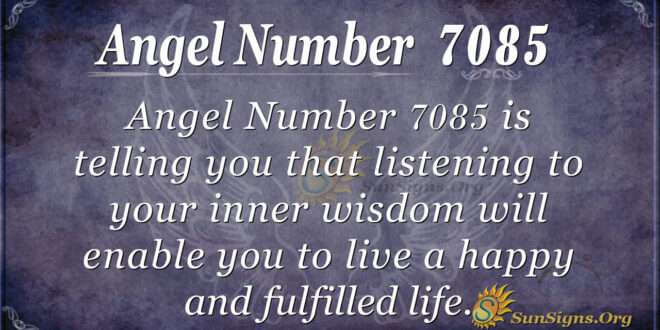 7085 angel number