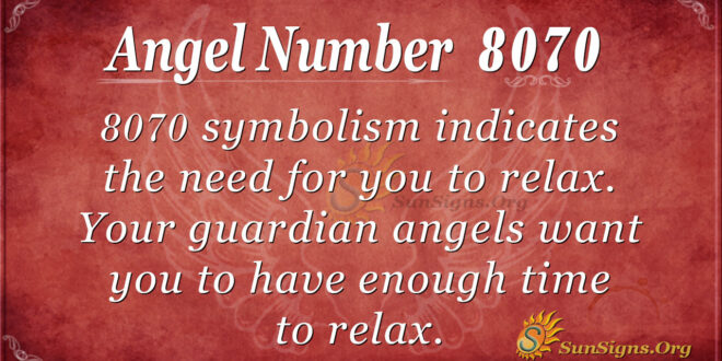 8070 angel number