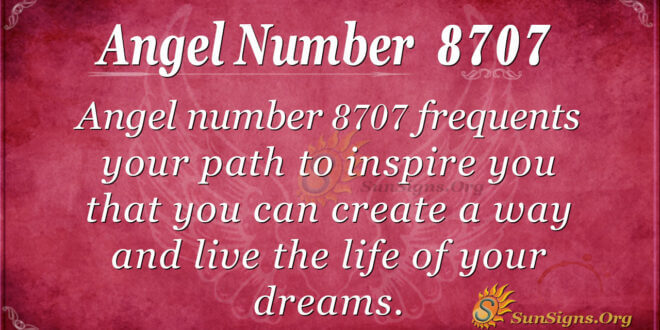 8707 angel number