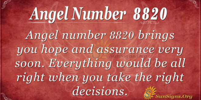 8820 angel number