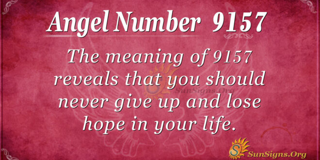 9157 angel number