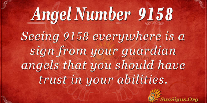 9158 angel number