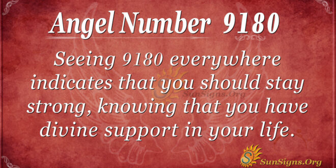 9180 angel number