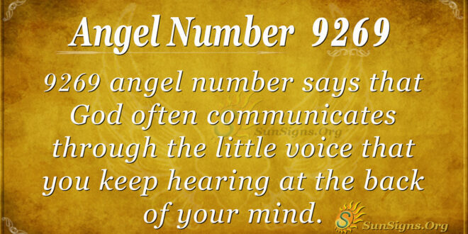 9269 angel number