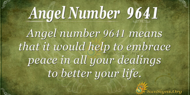 9641 angel number