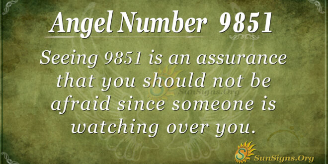 9851 angel number